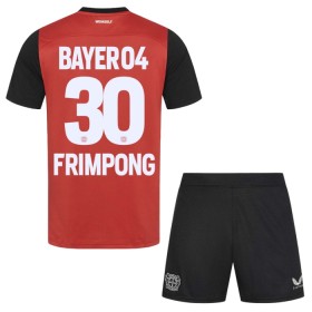 Dječji Nogometni Dres Bayer 04 Leverkusen Jeremie Frimpong 30 Domaći 2024-25